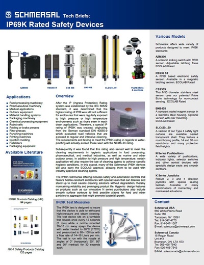 IP69K Rated Products Flyer