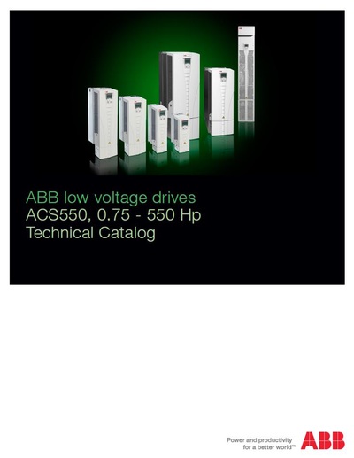 ACS550 Technical Catalog