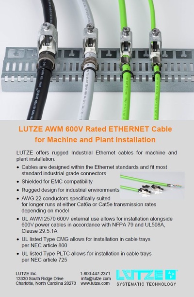 Lutze Ethernet 600V Flyer