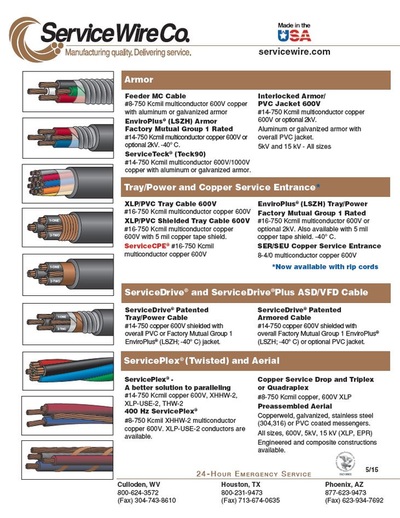Service Wire Product Overview